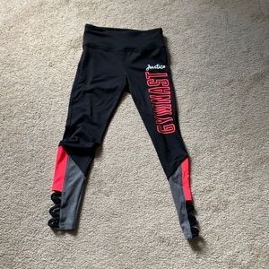 Justice gymnastics leggings